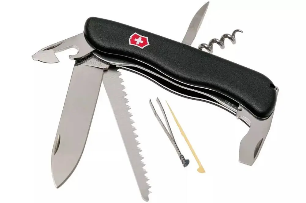 Victorinox Forester 0.8363.3 Siyah İsviçre Çakısı 111mm 12F Victorinox Forester 0.8363.3 Siyah İsviçre Çakısı 111mm 12F