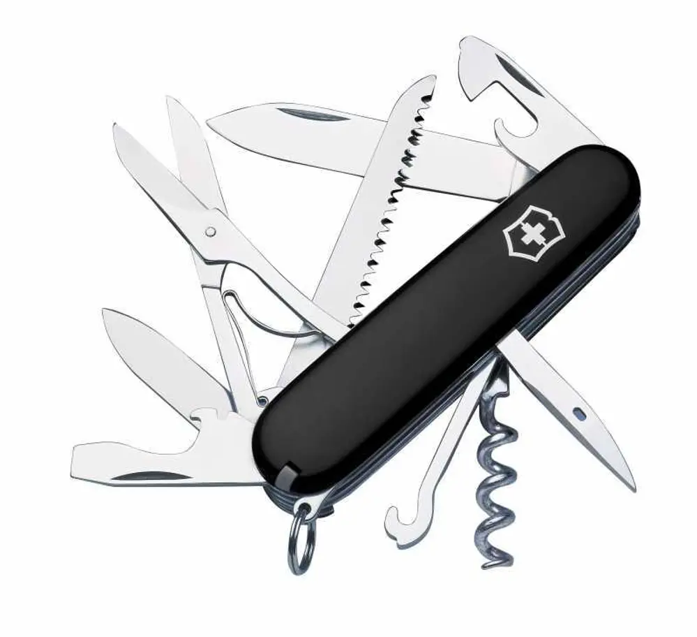Victorinox Huntsman 1.3713.3 Siyah İsviçre Çakısı 91mm 15F Victorinox Huntsman 1.3713.3 Siyah İsviçre Çakısı 91mm 15F