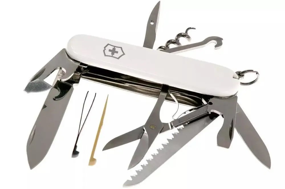 Victorinox Huntsman 1.3713.7 Beyaz İsviçre Çakısı 91mm 15F Victorinox Huntsman 1.3713.7 Beyaz İsviçre Çakısı 91mm 15F