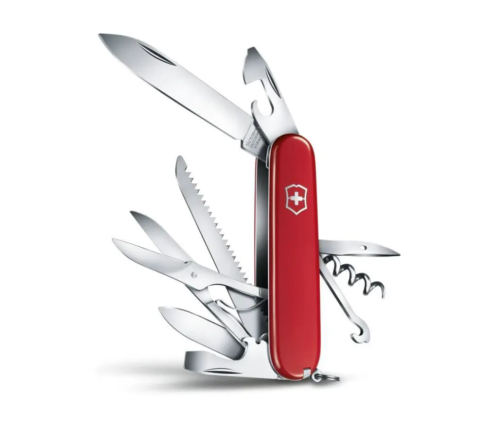 Victorinox Huntsman 1.3713.B1 Kırmızı İsviçre Çakısı 91mm 15F