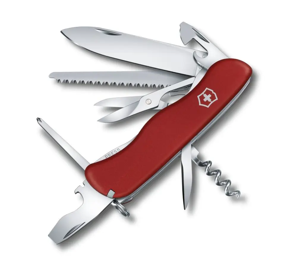 Victorinox Outrider 0.8513 Kırmızı İsviçre Çakısı 111mm 14F