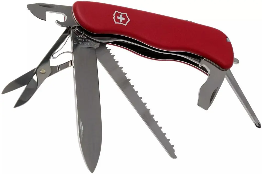 Victorinox Outrider 0.8513 Kırmızı İsviçre Çakısı 111mm 14F