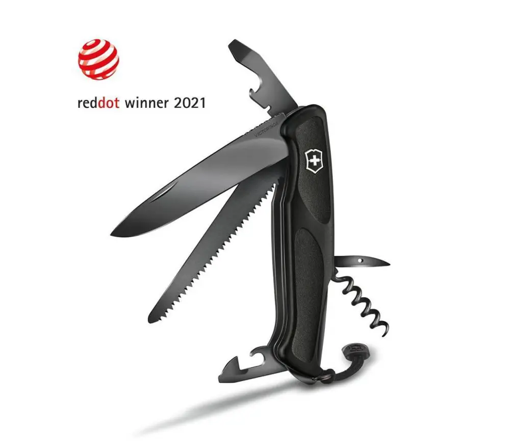 Victorinox Ranger Grip 55 Onyx 0.9563.C31P Siyah İsviçre Çakısı Victorinox Ranger Grip 55 Onyx 0.9563.C31P Siyah İsviçre Çakısı