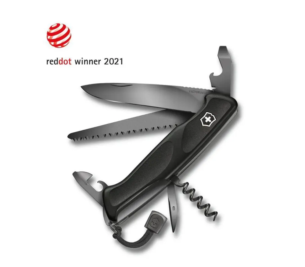 Victorinox Ranger Grip 55 Onyx 0.9563.C31P Siyah İsviçre Çakısı Victorinox Ranger Grip 55 Onyx 0.9563.C31P Siyah İsviçre Çakısı