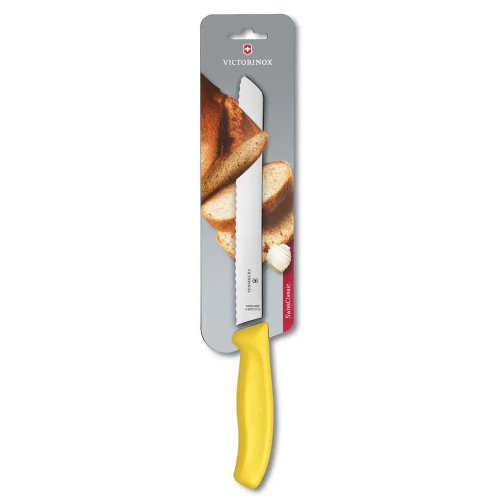Victorinox Swiss Classic 21cm Ekmek Bıçağı Sarı 6.8636.21L8B