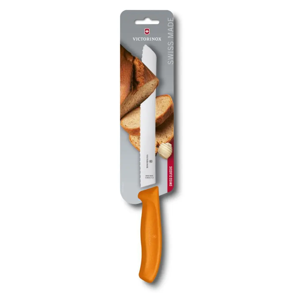 Victorinox Swiss Classic 21cm Ekmek Bıçağı Turuncu 6.8636.21L9B