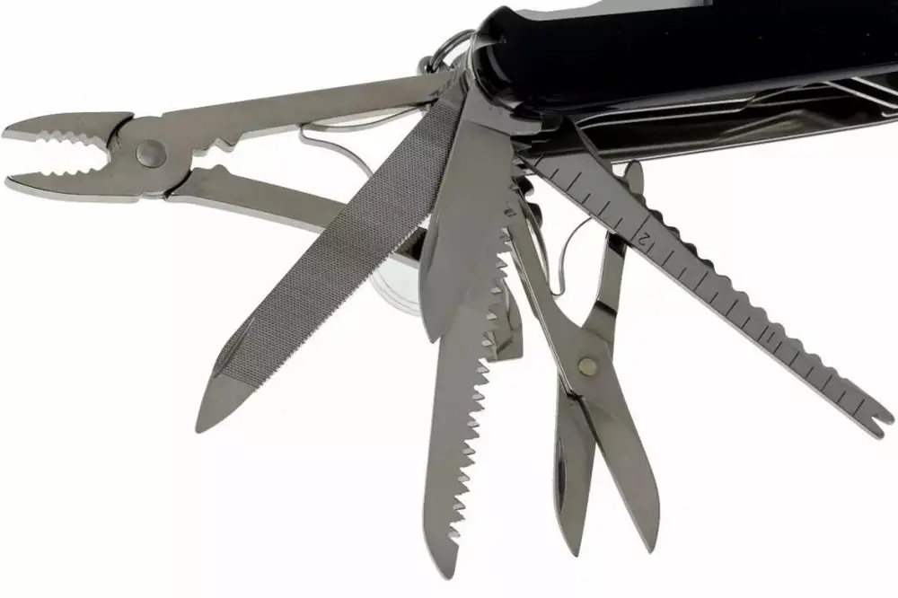 Victorinox SwissChamp 1.6795.3 Siyah İsviçre Çakısı 91mm 33F Victorinox SwissChamp 1.6795.3 Siyah İsviçre Çakısı 91mm 33F