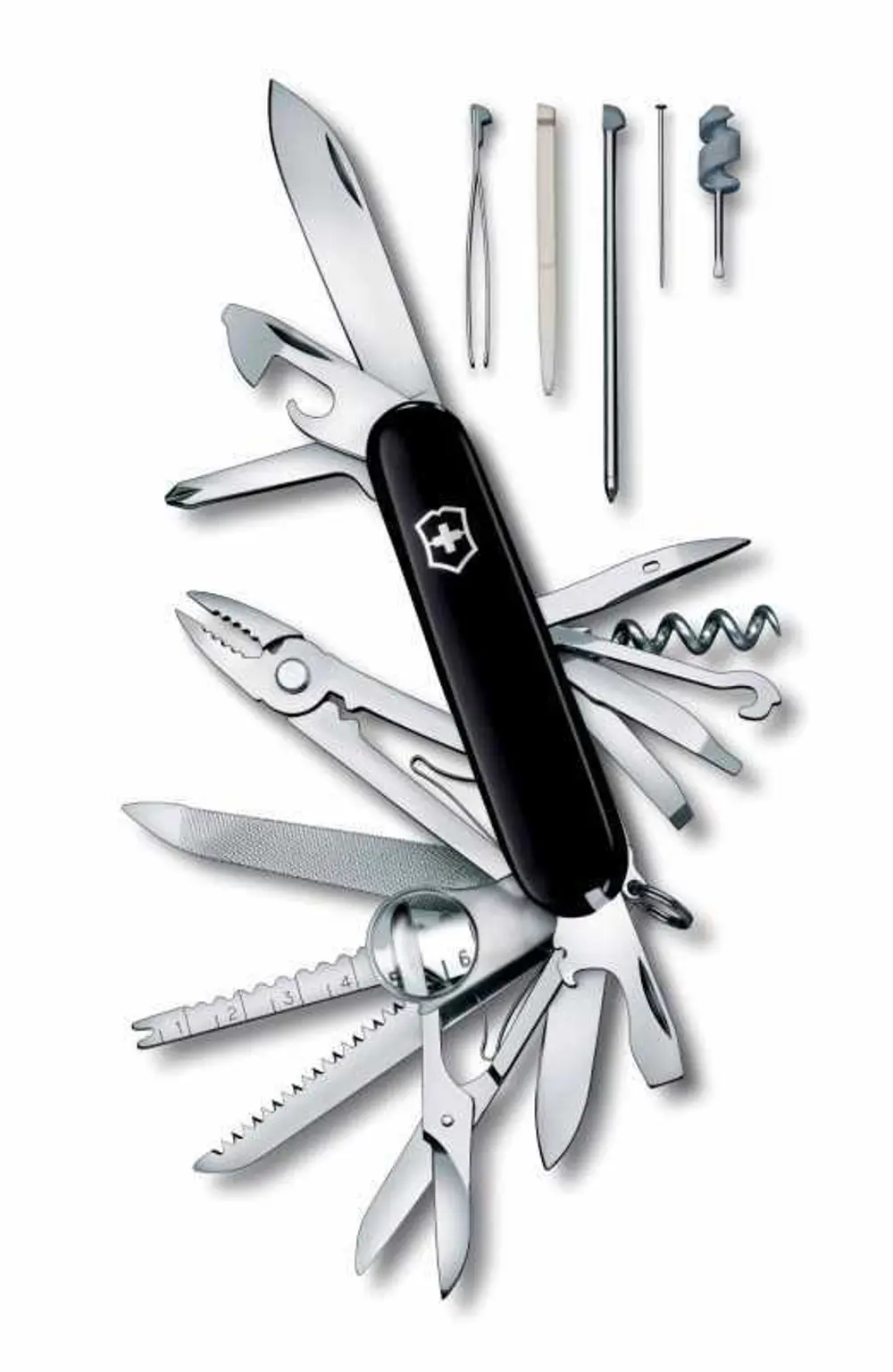 Victorinox SwissChamp 1.6795.3 Siyah İsviçre Çakısı 91mm 33F Victorinox SwissChamp 1.6795.3 Siyah İsviçre Çakısı 91mm 33F