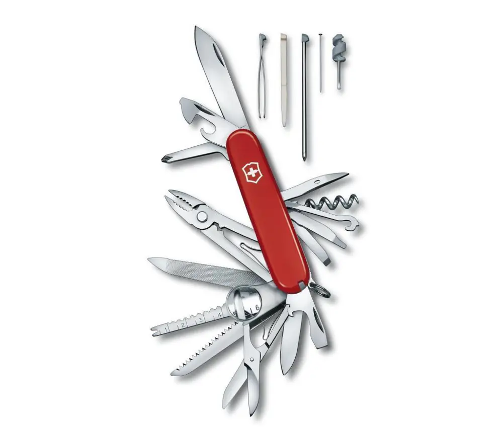 Victorinox SwissChamp 1.6795.LB1 Deri Kılıflı İsviçre Çakısı 33F