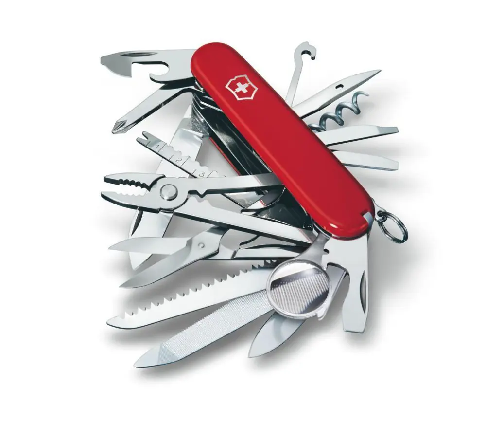 Victorinox SwissChamp 1.6795.LB1 Deri Kılıflı İsviçre Çakısı 33F