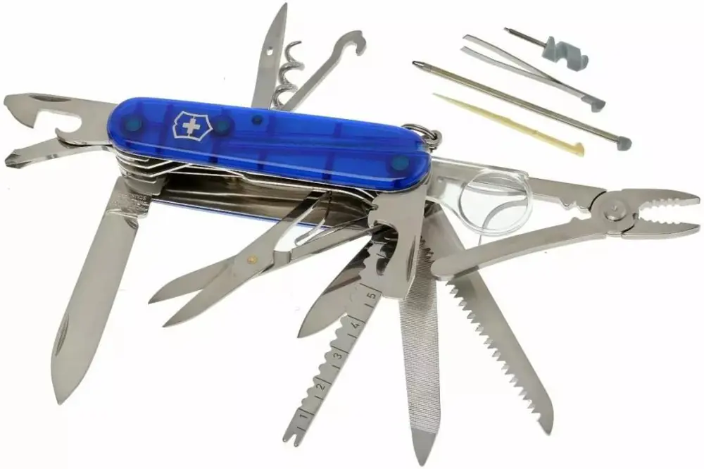 Victorinox SwissChamp 1.6795.T2 Mavi İsviçre Çakısı 91mm 33F