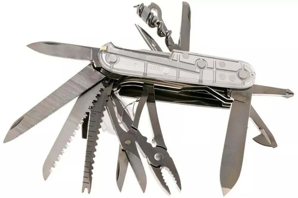 Victorinox SwissChamp Silver 1.6794.T7 İsviçre Çakısı 91mm 32F Victorinox SwissChamp Silver 1.6794.T7 İsviçre Çakısı 91mm 32F