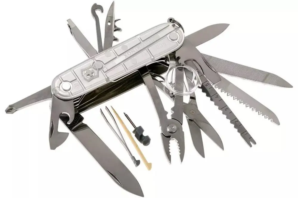 Victorinox SwissChamp Silver 1.6794.T7 İsviçre Çakısı 91mm 32F Victorinox SwissChamp Silver 1.6794.T7 İsviçre Çakısı 91mm 32F
