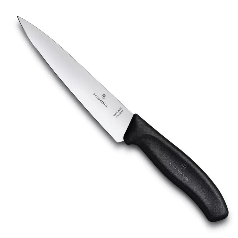 Victorinox SwissClassic 15cm Düz Doğrama Bıçağı 6.8003.15B Siyah