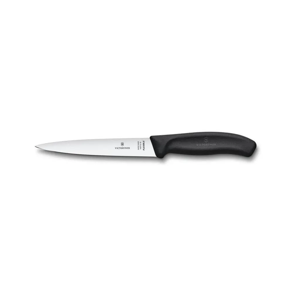 Victorinox SwissClassic 16cm Fileto Bıçağı 6.8713.16B Siyah