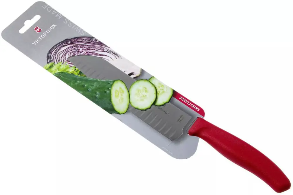 Victorinox SwissClassic 17cm Santoku Bıçağı Oluklu 6.8521.17B Kır