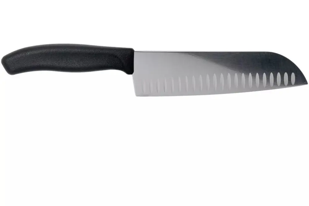 Victorinox SwissClassic 17cm Santoku Bıçağı Oluklu 6.8523.17B Siy Victorinox SwissClassic 17cm Santoku Bıçağı Oluklu 6.8523.17B Siy