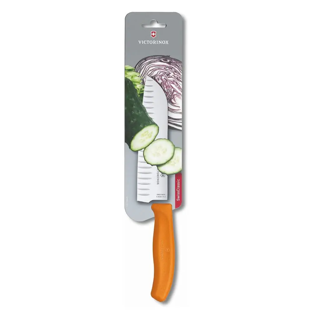 Victorinox SwissClassic 17cm Santoku Bıçağı Oluklu 6.8526.17L9B T