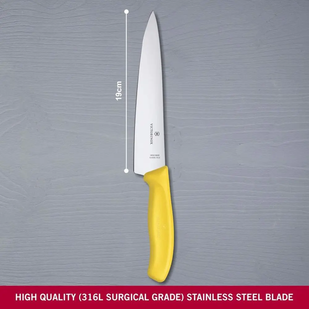 Victorinox SwissClassic 19cm Doğrama Bıçağı 6.8006.19L8B Sarı Victorinox SwissClassic 19cm Doğrama Bıçağı 6.8006.19L8B Sarı