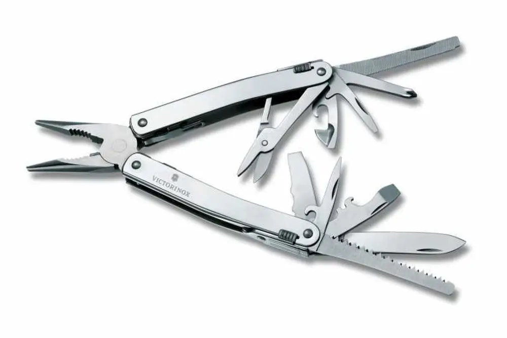 Victorinox SwissTool 3.0224.L Spirit X Penseli Çakı Deri Kılıflı