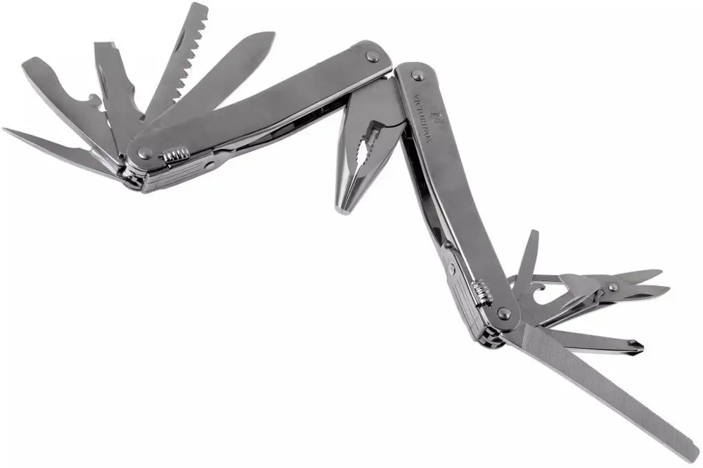Victorinox SwissTool Spirit X Plus 3.0235.L Deri Kılıflı 35F