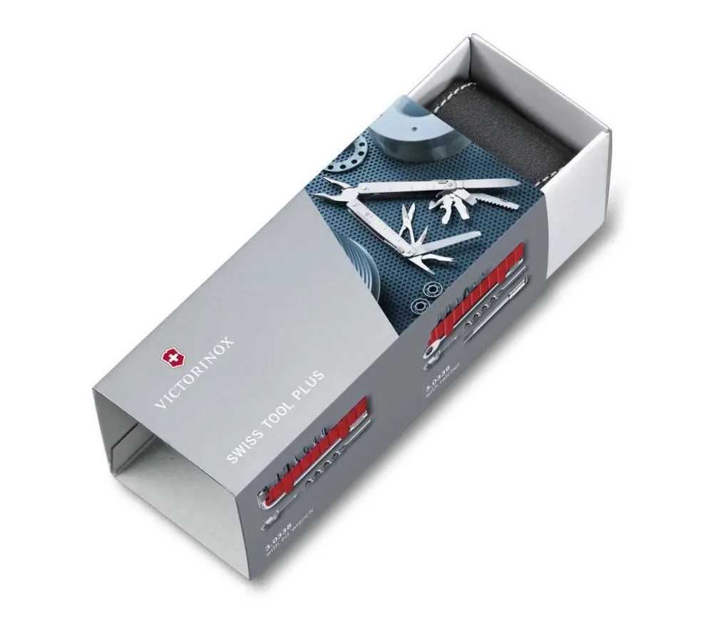 Victorinox SwissTool X Plus Penseli Çakı 3.0338.L Deri Kılıflı Victorinox SwissTool X Plus Penseli Çakı 3.0338.L Deri Kılıflı