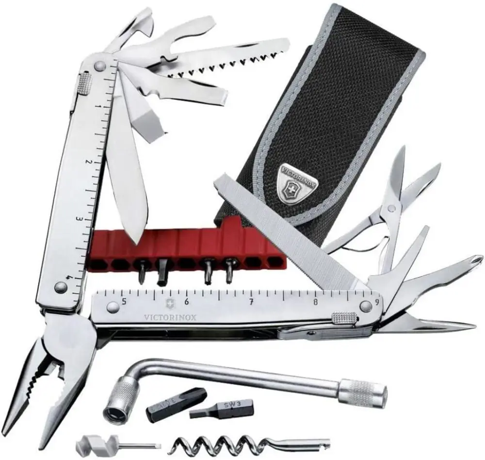 Victorinox SwissTool X Plus Penseli Çakı 3.0338.N 37F Kılıflı Victorinox SwissTool X Plus Penseli Çakı 3.0338.N 37F Kılıflı