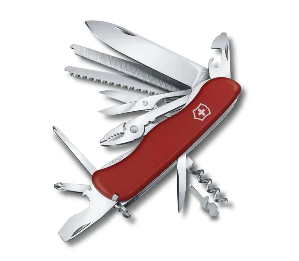 Victorinox Work Champ 0.8564 Kırmızı İsviçre Çakısı 111mm 21F