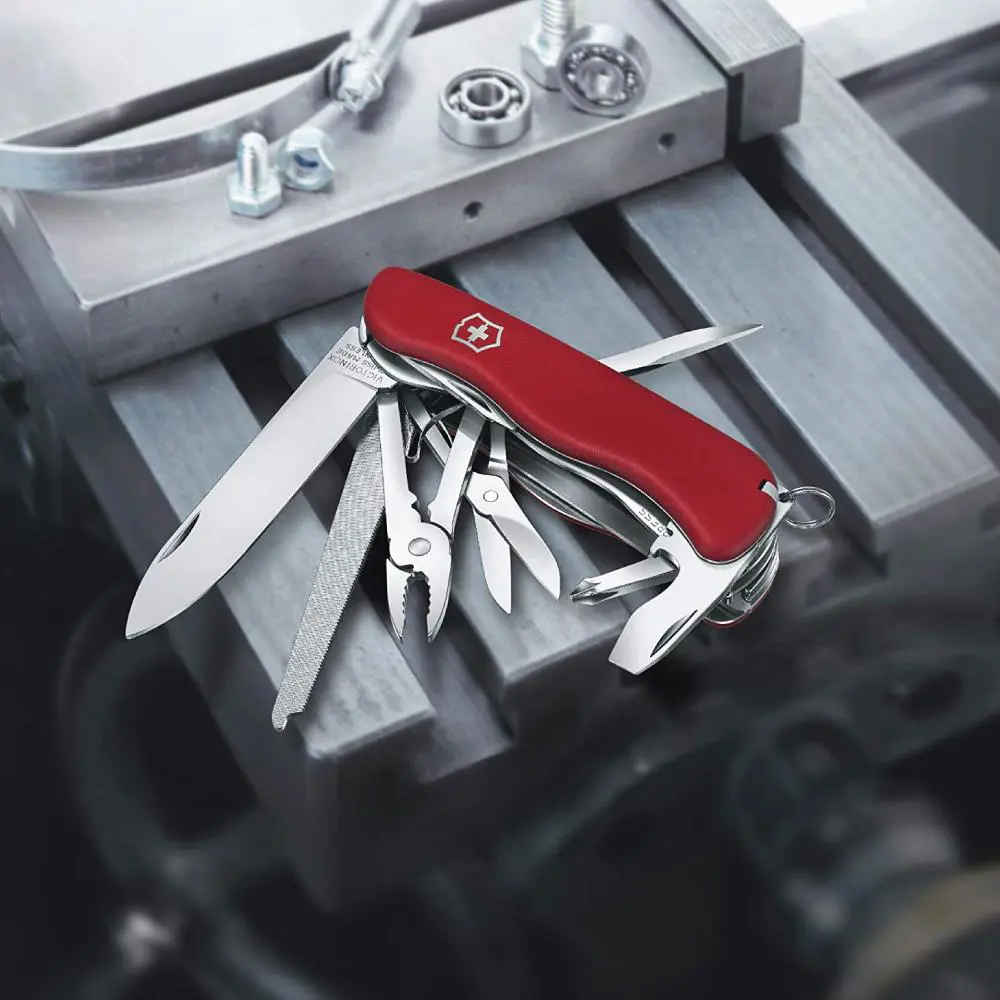 Victorinox Work Champ 0.8564 Kırmızı İsviçre Çakısı 111mm 21F