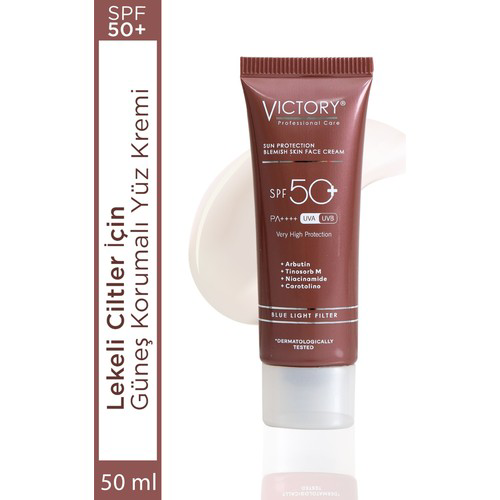Victory Leke Karşıtı Spf50+ Yüz Güneş Kremi (mavi Işık Filtreli)