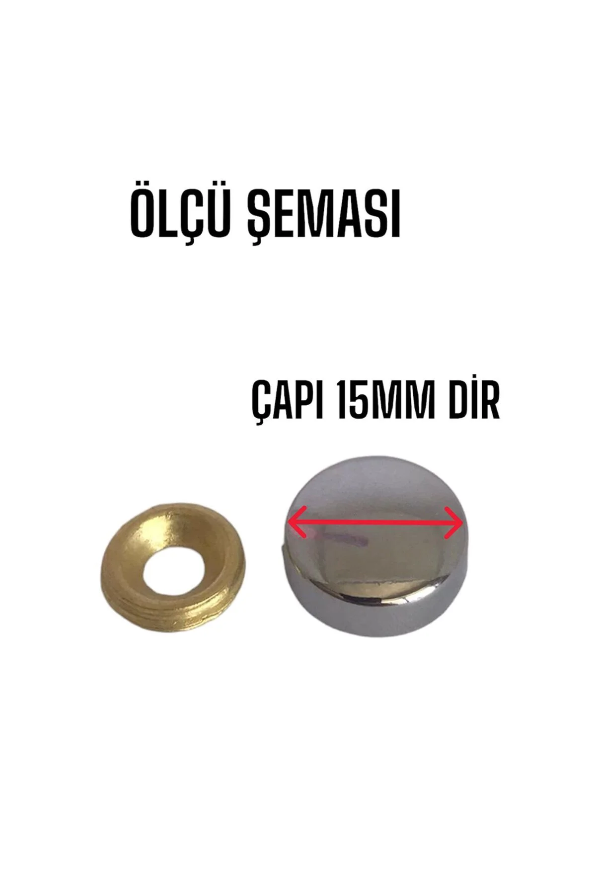 Vida Kapatıcı Kapağı 15 Mm Metal Vida Tapası Tıpası Dekoratif Vida Gizleyici Krom (10 Adet) Vida Kapatıcı Kapağı 15 Mm Metal Vida Tapası Tıpası Dekoratif Vida Gizleyici Krom (10 Adet)