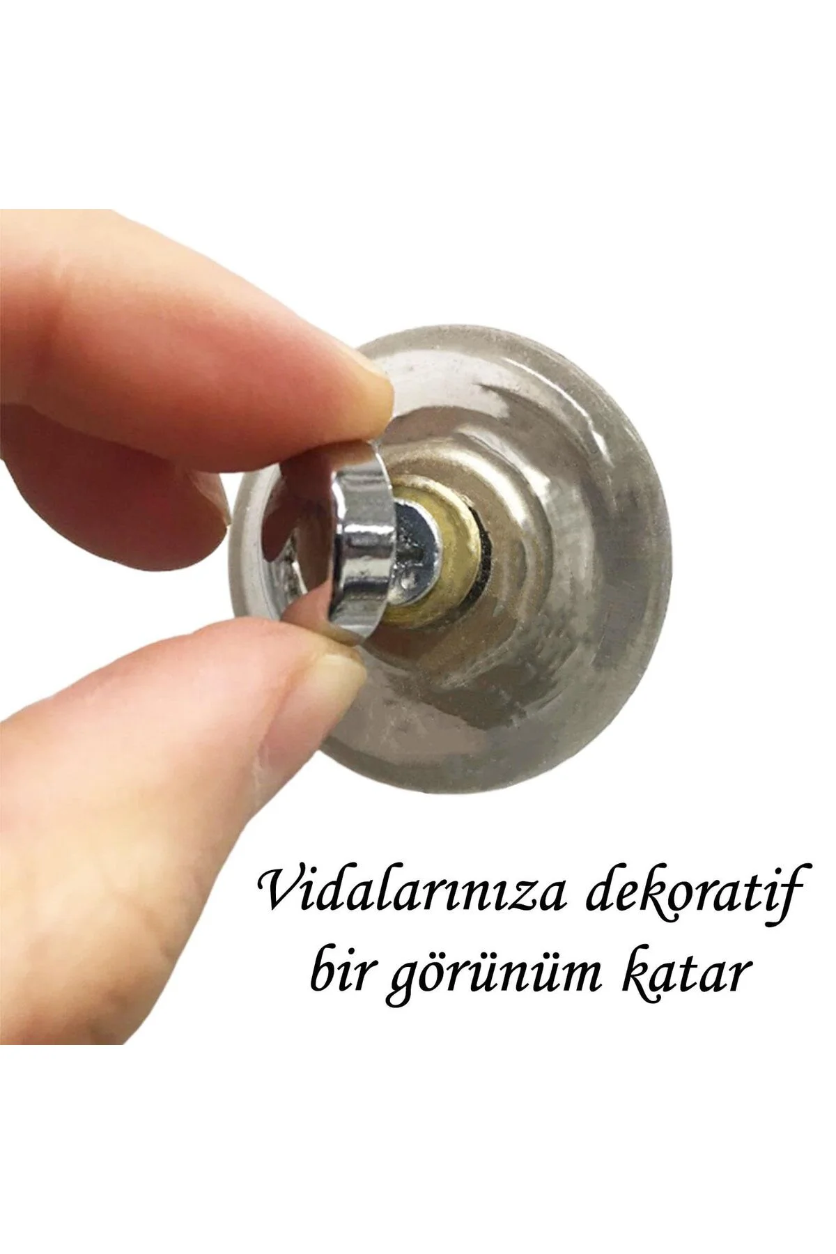 Vida Kapatıcı Kapağı 15 Mm Metal Vida Tapası Tıpası Dekoratif Vida Gizleyici Krom (10 Adet) Vida Kapatıcı Kapağı 15 Mm Metal Vida Tapası Tıpası Dekoratif Vida Gizleyici Krom (10 Adet)