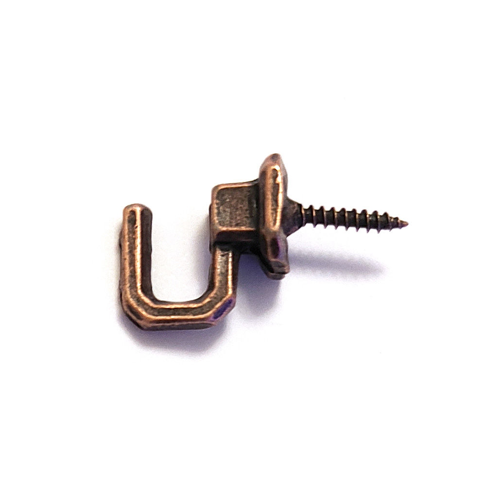 Vidalı Kanca, Askı Küçük - 15x23mm, Eskitme - 100 Adet TdrTR