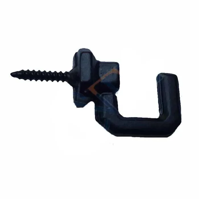 Vidalı Kanca Askı Büyük - 15x23mm Siyah, Duvara Kolay Montaj Fiyatı, Yorumları ve Özellikleri