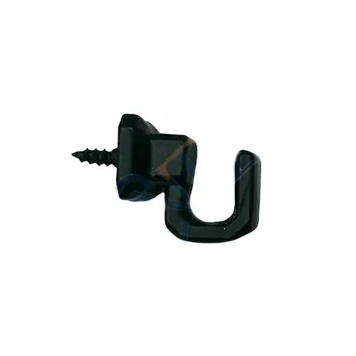 Vidalı Kanca Askı Küçük 15x18mm Siyah - Duvar Askısı Fiyatı, Yorumları ve Özellikleri