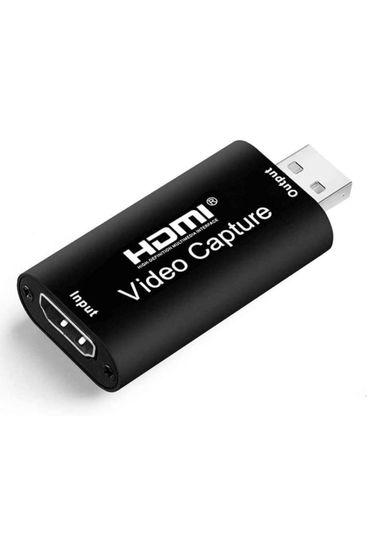 Video Capture Usb 2.0 To Hdmi Çevirici Dönüştürücü Siyah Metal Ka