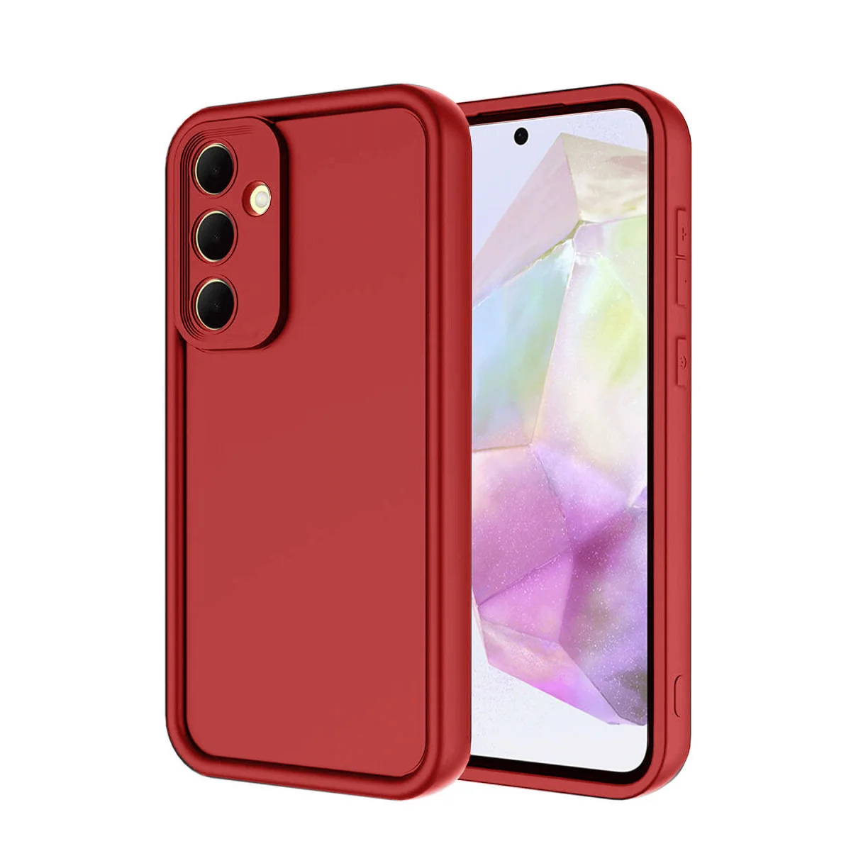 Viera Silikon Kılıf - Galaxy A26 Kırmızı (Darbe Korumalı, Leke Tutmaz, Yerli Üretim)