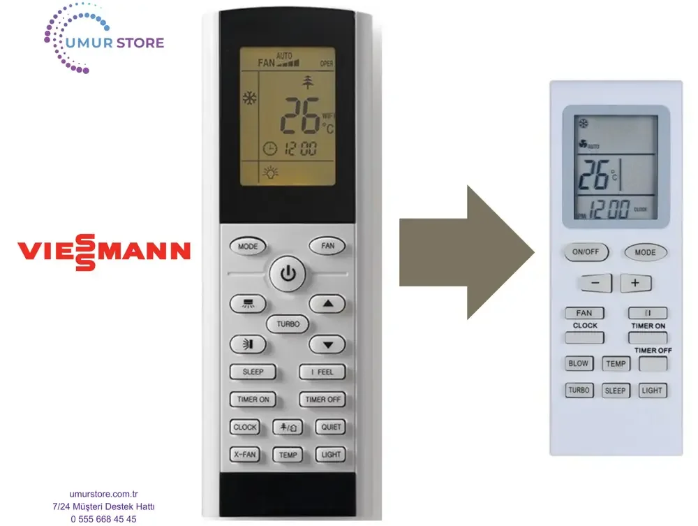 Viessmann Klima Kumandası-Eşdeğer Viessmann Klima Kumandası-Eşdeğer