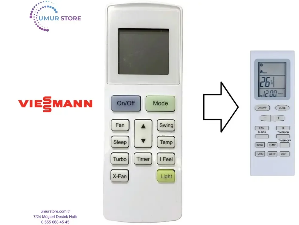 Viessmann Klima Kumandası-Eşdeğer Viessmann Klima Kumandası-Eşdeğer