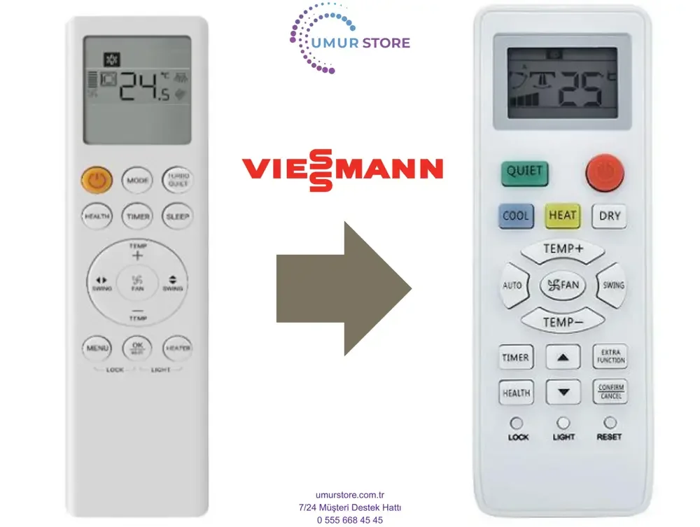 Viessmann Uyumlu Klima Kumandası Viessmann Uyumlu Klima Kumandası
