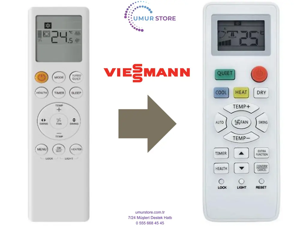 Viessmann Uyumlu Klima Kumandası