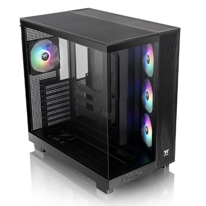 View 380XL Siyah 4x120mm ARGB Fanlı Back-Connect Destekli Bilgisayar Kasası (PSU yok) Fiyatı, Yorumları ve Özellikleri