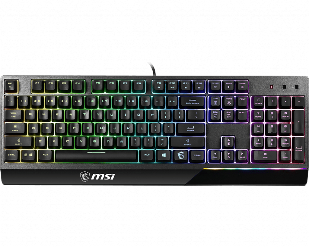 Msi Vigor Gk30 Tr Gaming Keyboard Mekanik Hisli 6 Bolge Rgb Led Aydin