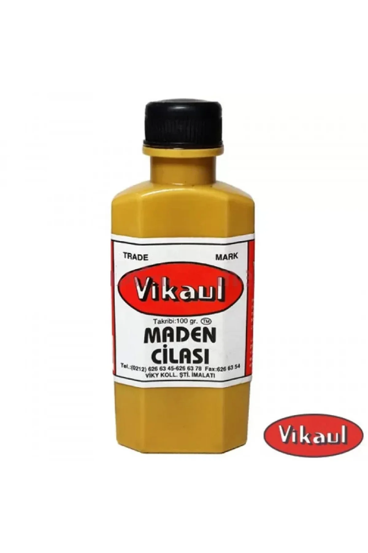 Vikaul Metal Parlatıcı - Maden Cilası, Kavil 100 Gr