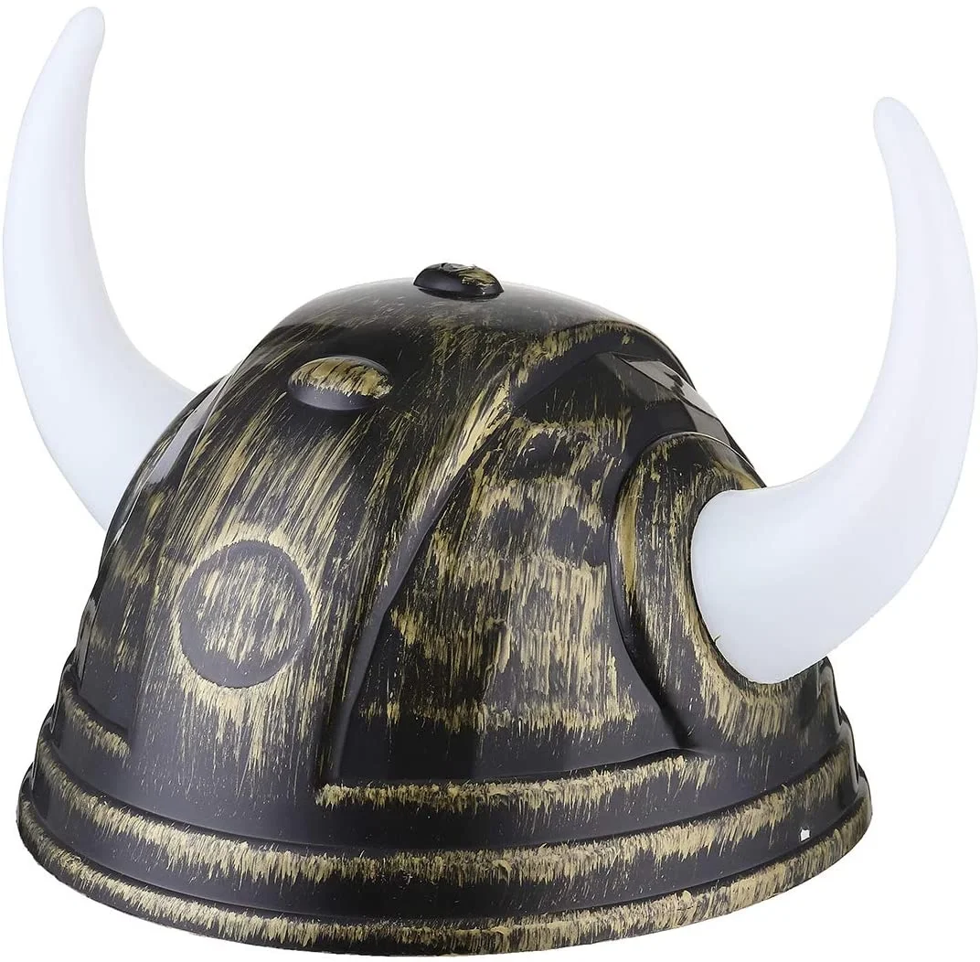 Viking Asteriks Başlığı Altın Renk Viking Asteriks Başlığı Altın Renk