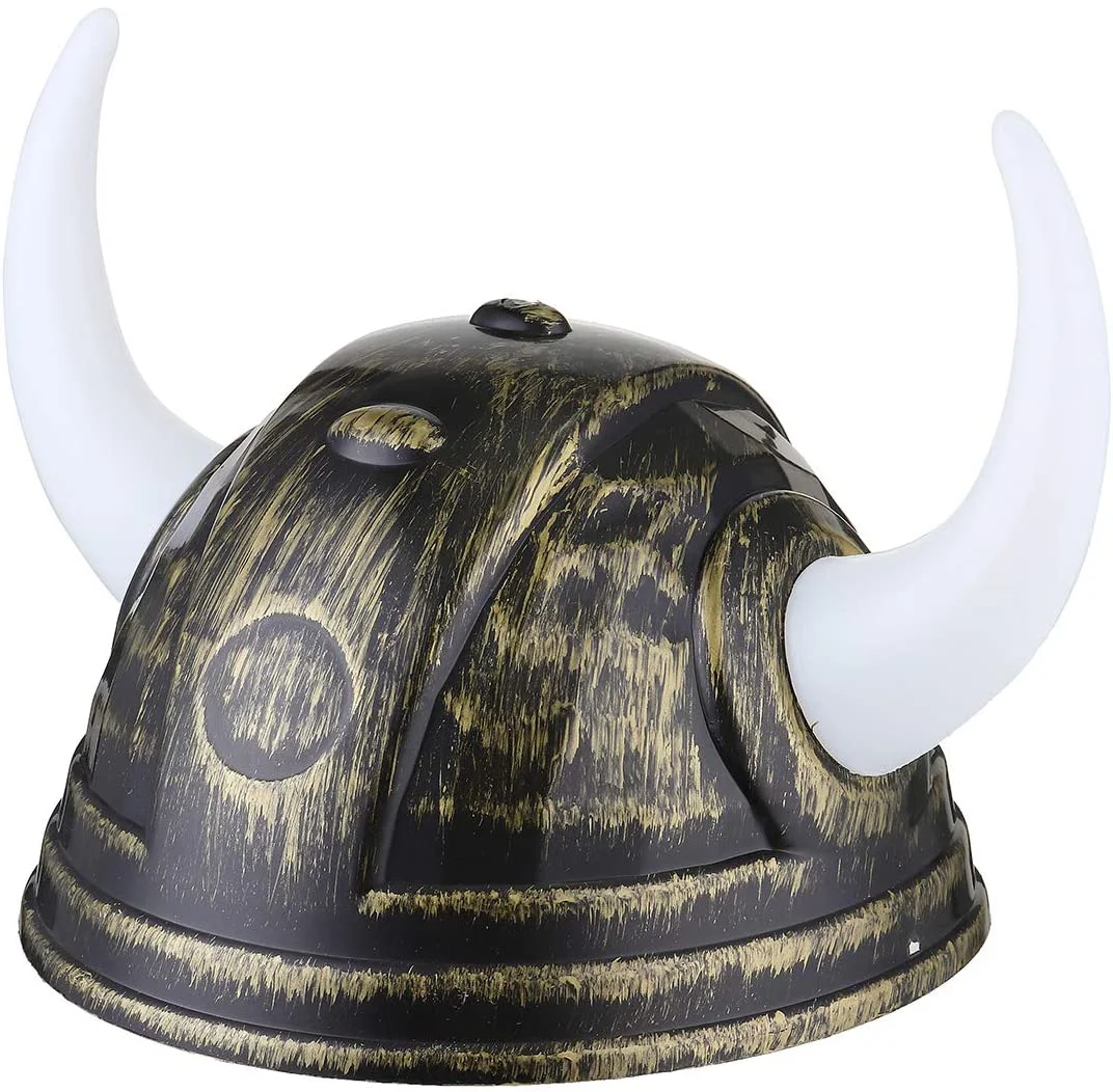 Viking Başlığı Asteriks Başlığı Altın Renk
