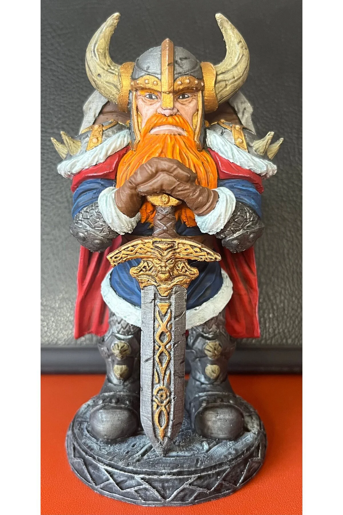 Viking Büst Viking Savaşçısı Dekoratif Obje 14CM