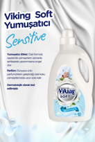 Viking  Çamaşır Yumuşatıcısı Sensitive 3 Litre 3 Adet