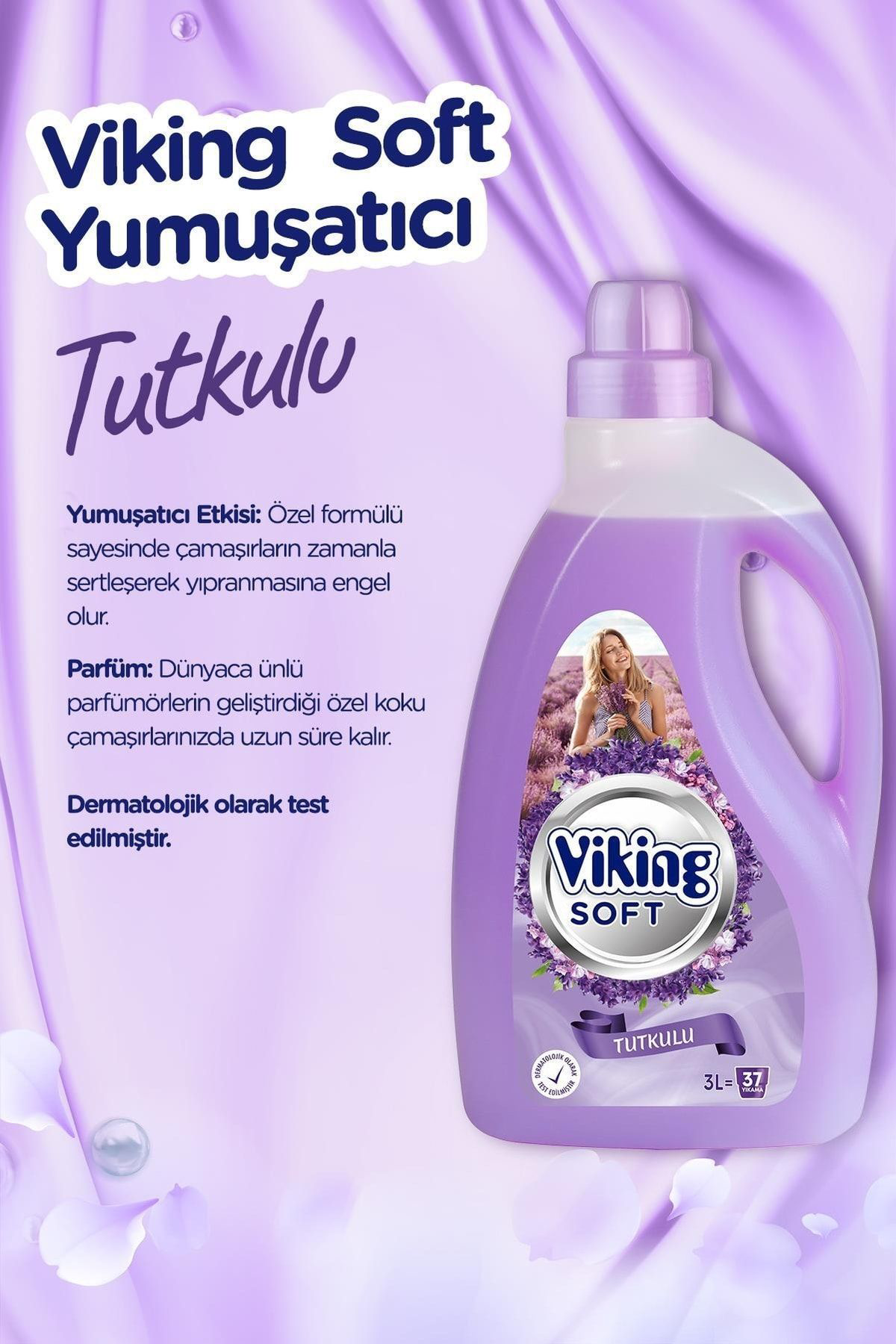 Viking Çamaşır Yumuşatıcısı Tutkulu 3 Litre 1 Adet