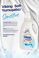 Viking Çamaşır Yumuşatıcısı Sensitive 3 Litre 3 Adet Viking Çamaşır Yumuşatıcısı Sensitive 3 Litre 3 Adet